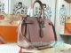 Knockoff L---V Twist Tote Pink Genuine Leather Women‘s Shoulder Bag (5)_th.jpg